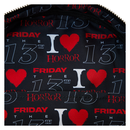 I Heart Horror Friday The 13th Mini Backpack