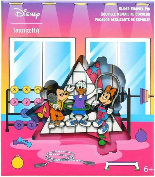 Loungefly Mickeys Mousercise 3" Collector Box Pin