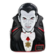 Bag with a design of a character in a suit and bow tie on a white background