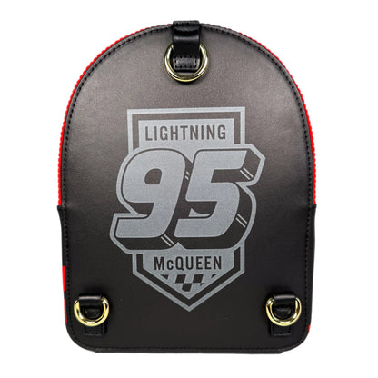 Pixar Cars Lightning McQueen Corduroy Convertible Mini Backpack