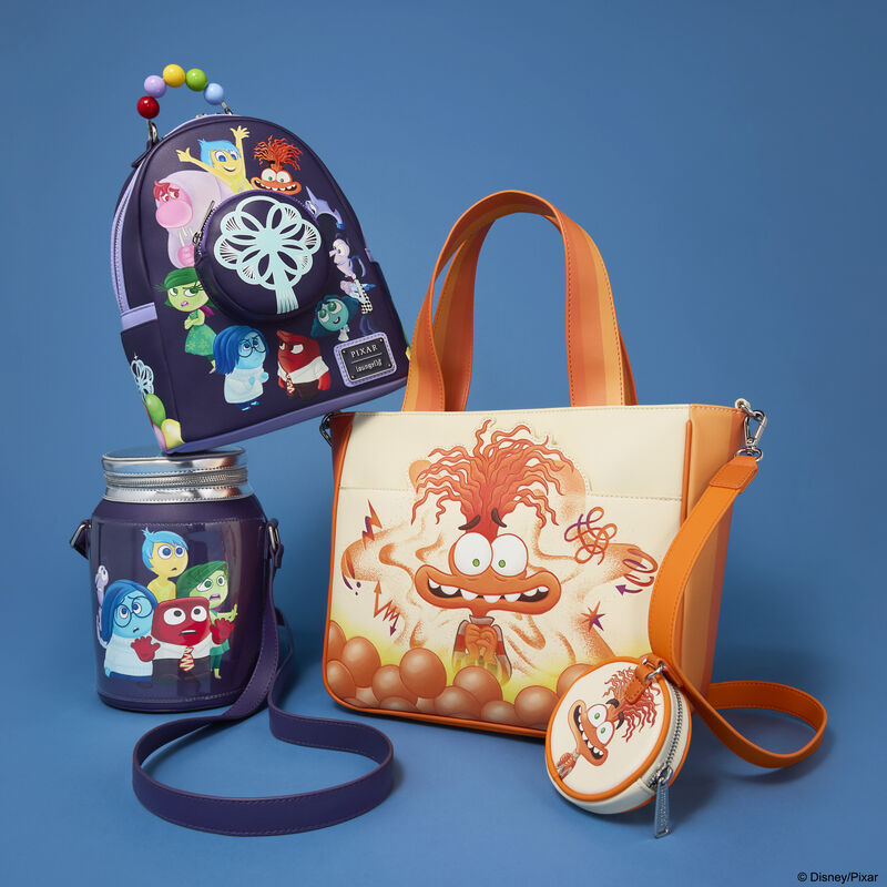 Inside Out 2 Bottled Up Emotions Figural Crossbody Bag