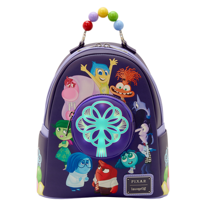 Backpack with Pixar character design on a white background