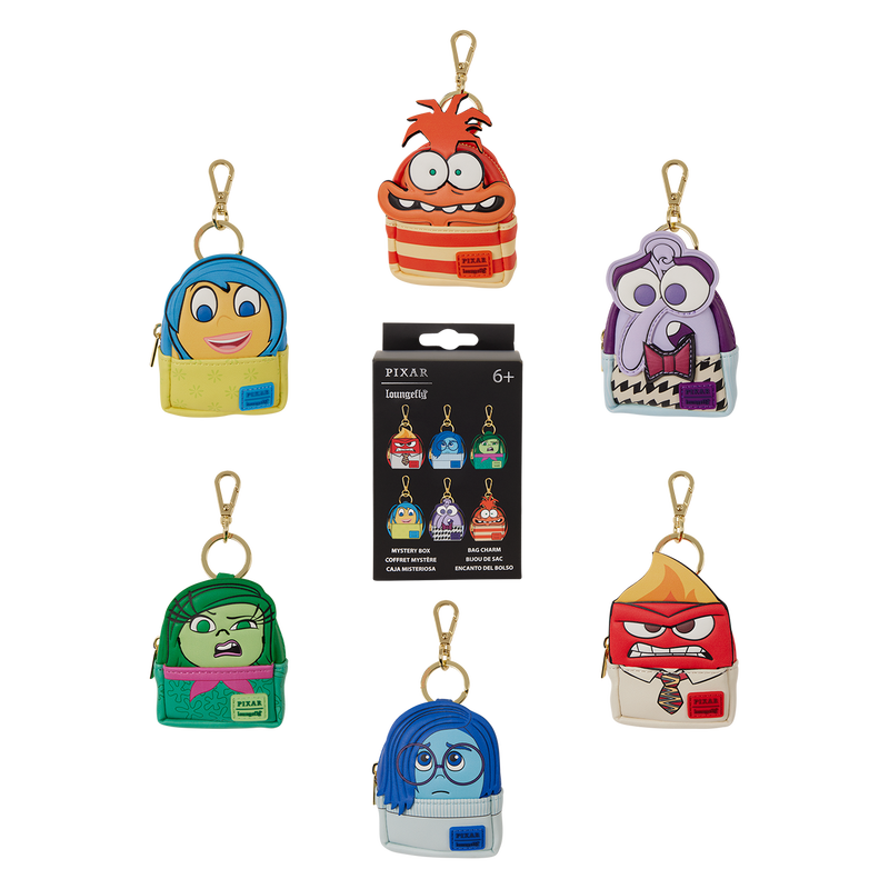 Inside Out 2 Mystery Mini Backpack Keychain Bag Charm