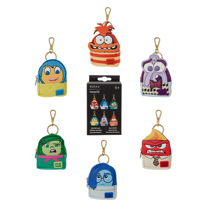 Inside Out 2 Mystery Mini Backpack Keychain Bag Charm