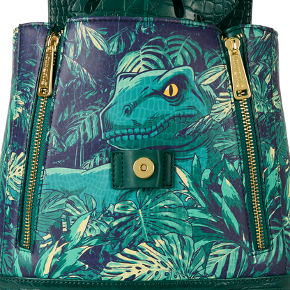 Loungefly Universal Jurassic World Jungle Glow-in-the-Dark Mini Backpack