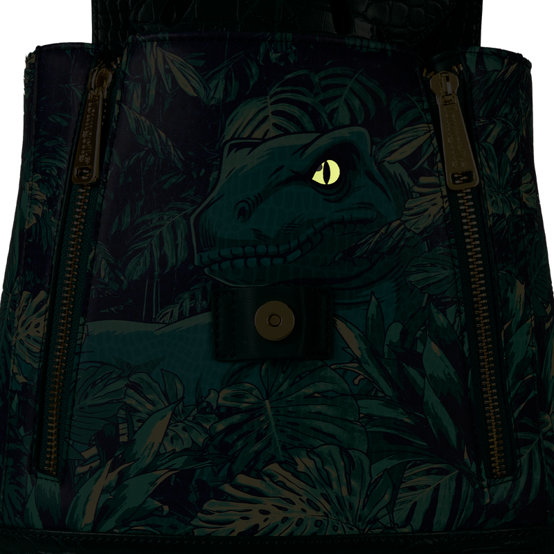 jurassic world mini backpack Loungefly Jurassic World Jungle Glow-in-the-Dark Mini Backpack – AmyDavidMagic