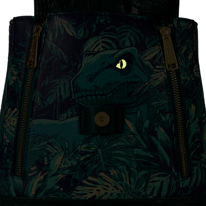 Loungefly Universal Jurassic World Jungle Glow-in-the-Dark Mini Backpack