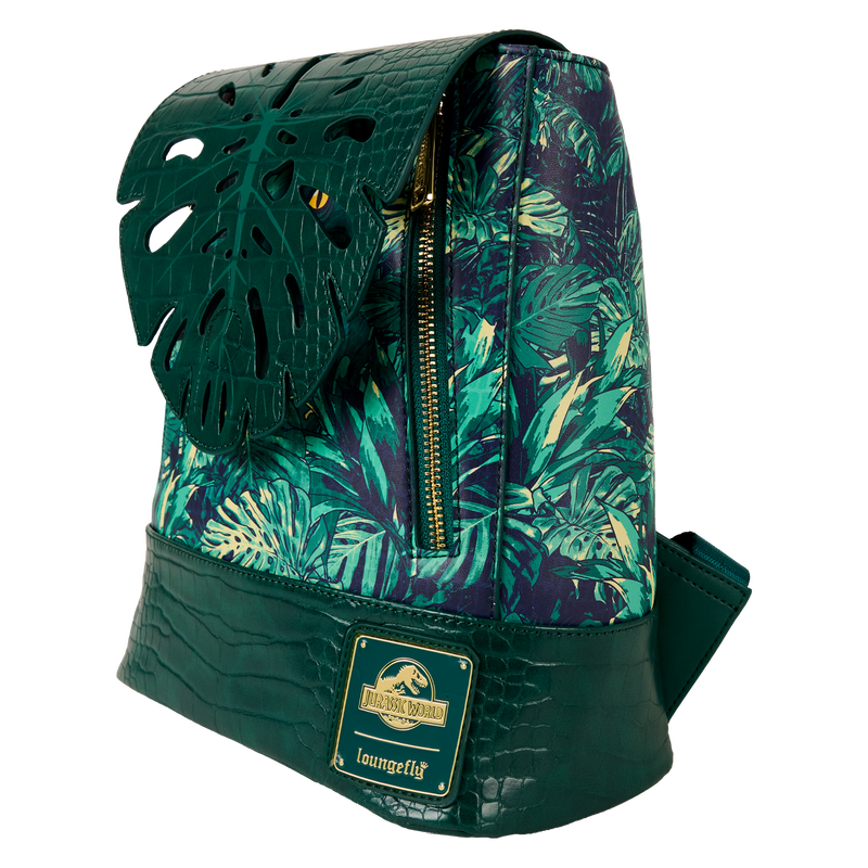 Loungefly Universal Jurassic World Jungle Glow-in-the-Dark Mini Backpack