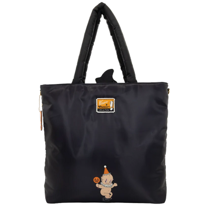 Kewpie Creepy Carousel Oversized Padded Satin Tote Bag Whatever! Makes You Happy