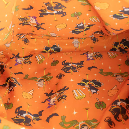 Kewpie Creepy Carousel Oversized Padded Satin Tote Bag Whatever! Makes You Happy