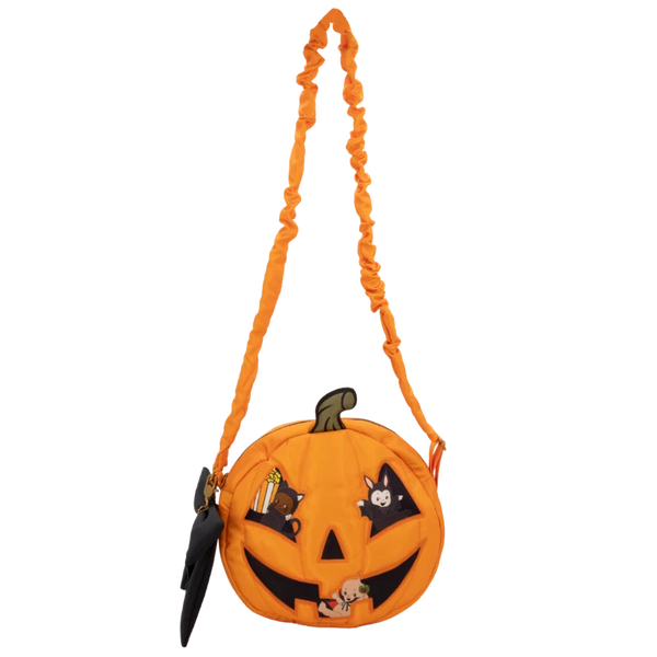 Kewpie Jack-O'-Lantern Padded Satin Crossbody Bag Whatever! Makes You Happy