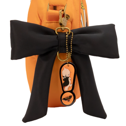 Kewpie Jack-O'-Lantern Padded Satin Crossbody Bag Whatever! Makes You Happy