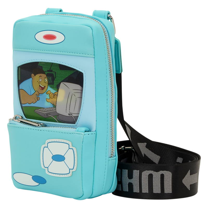 Loungefly Disney Kim Possible Kimmunicator Lenticular Sling Crossbody Bag