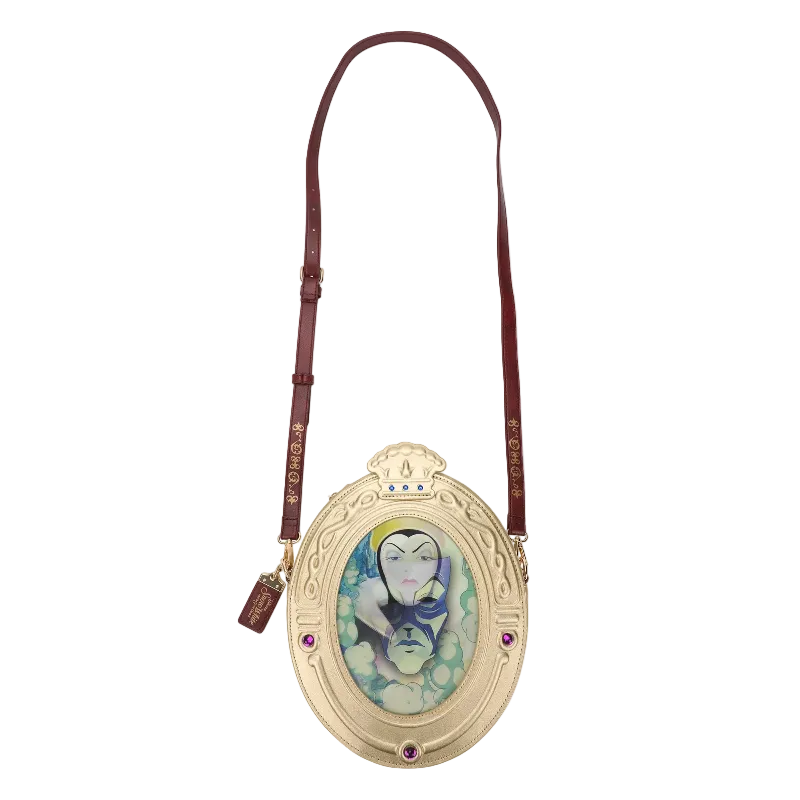 Decorative bag with character design on a white background