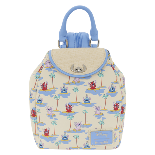Loungefly Disney Lilo & Stitch All-Over Print Micro Mini Backpack