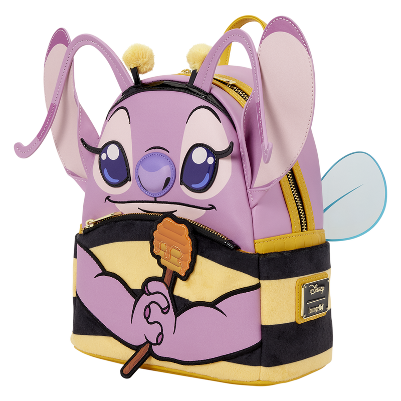 Loungefly Disney Lilo & Stitch Angel Bumblebee Costume Cosplay Mini Backpack