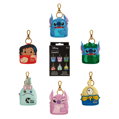 Loungefly Disney Lilo & Stitch Cosplay Mystery Mini Backpack Keychain Charm