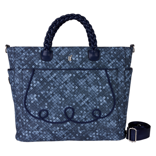 Loungefly Blue Checkered Convertible Backpack & Tote Crossbody Bag