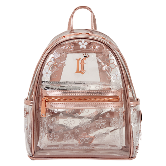 Loungefly Clear Floral Mini Backpack