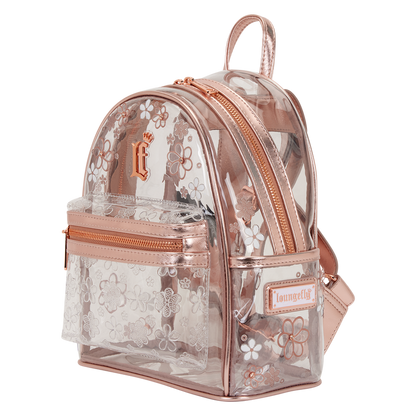 Loungefly Clear Floral Mini Backpack