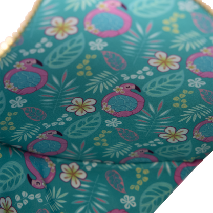 Loungefly Flamingo Pool Float Figural Crossbody Bag with Coin Bag