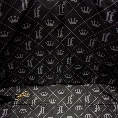 Loungefly BackStory The Mo Black Convertible Backpack Tote Pin Trader Bag