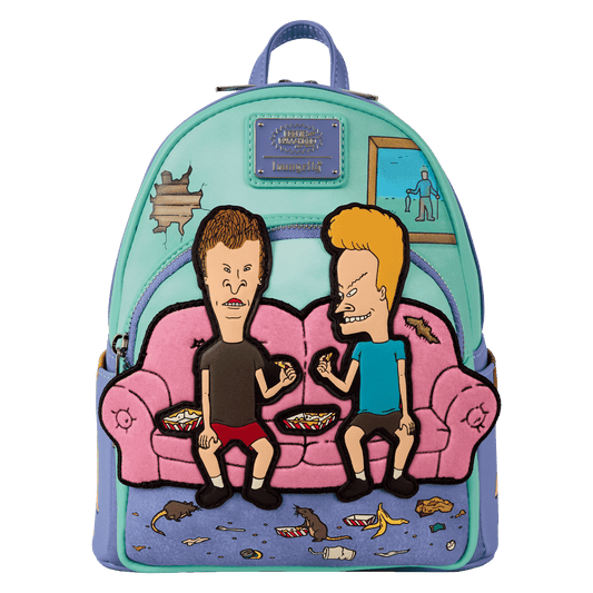Beavis and Butt-Head Couch Mini Backpack front