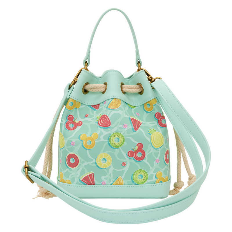 Loungefly Disney Mickey Mouse Beach Fun Bucket Crossbody Bag