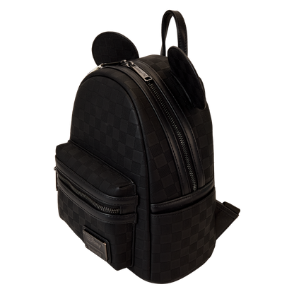 Mickey Mouse Checkered Texture Mini Backpack
