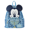 Mickey Mouse Happy Hanukkah Menorah Sequin Glow-in-the-Dark Mini Backpack Loungefly Disney