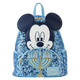 Mickey Mouse Happy Hanukkah Menorah Sequin Glow-in-the-Dark Mini Backpack Loungefly Disney