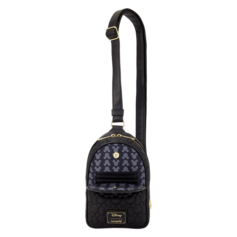 Mickey Mouse Silhouette Sling Crossbody Bag Loungefly Disney