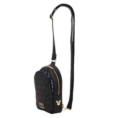 Mickey Mouse Silhouette Sling Crossbody Bag Loungefly Disney