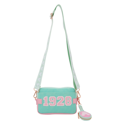 Loungefly Disney Mickey Mouse Tennis Sling Crossbody Bag with Coin Bag