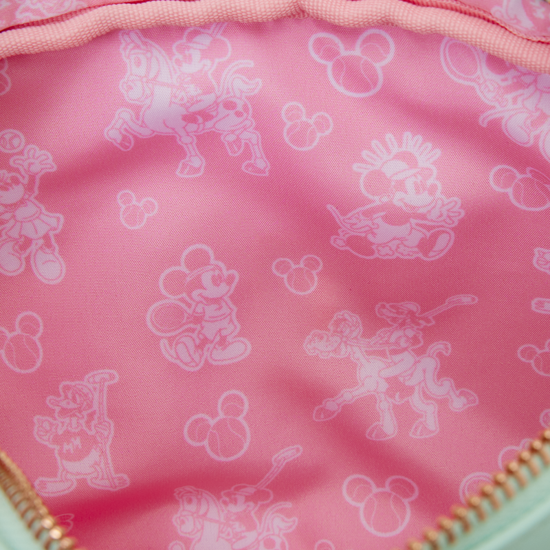 Loungefly Disney Mickey Mouse Tennis Sling Crossbody Bag with Coin Bag