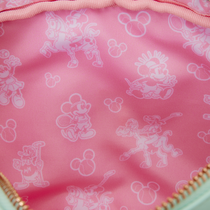 Loungefly Disney Mickey Mouse Tennis Sling Crossbody Bag with Coin Bag