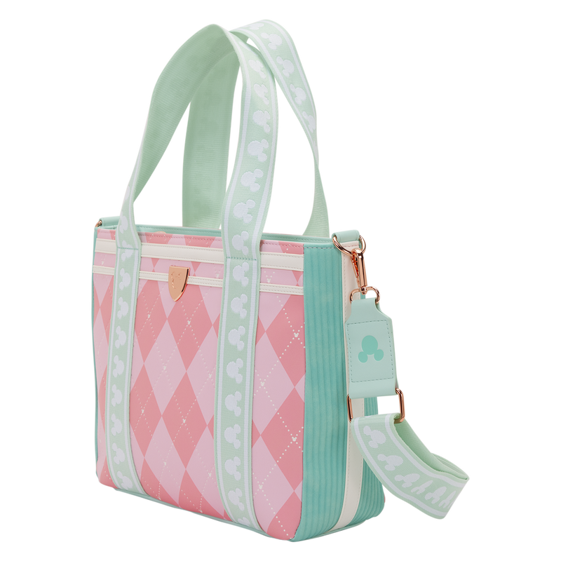 Loungefly Disney Mickey Mouse Tennis Tote Crossbody Bag with Coin Bag