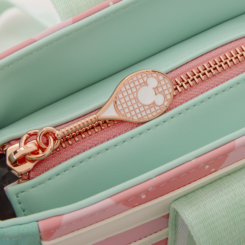 Loungefly Disney Mickey Mouse Tennis Tote Crossbody Bag with Coin Bag