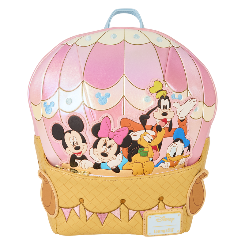 Mickey & Friends Hot Air Balloon Figural Mini Backpack