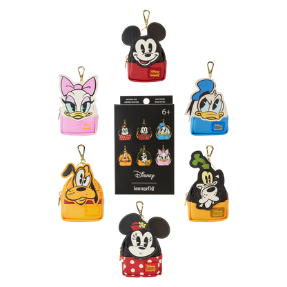 Loungefly Disney Mickey & Friends Picnic Cosplay Mystery Mini Backpack Keychain Charm