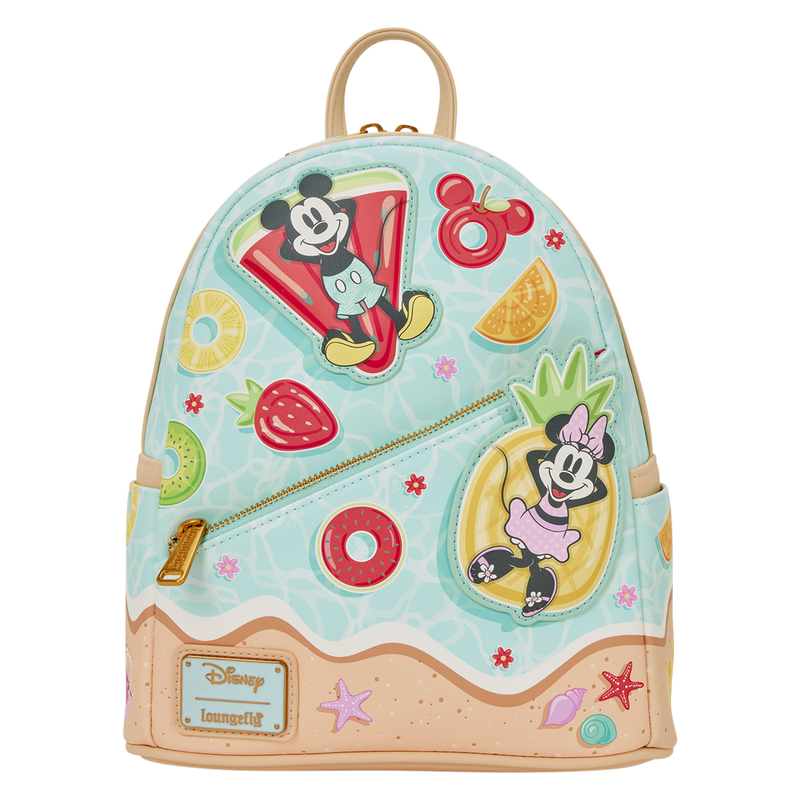 Loungefly Disney Mickey & Minnie Beach Fun Mini Backpack
