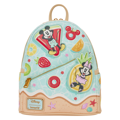 Loungefly Disney Mickey & Minnie Beach Fun Mini Backpack