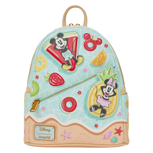 Loungefly Disney Mickey & Minnie Beach Fun Mini Backpack