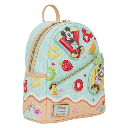 Loungefly Disney Mickey & Minnie Beach Fun Mini Backpack