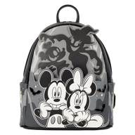 Loungefly Disney Mickey & Minnie Ghost Light-Up Glow Mini Backpack