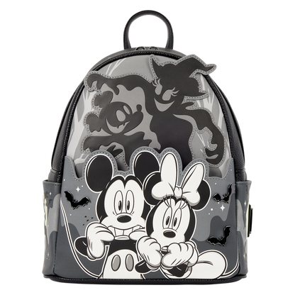 Loungefly Disney Mickey & Minnie Ghost Light-Up Glow Mini Backpack