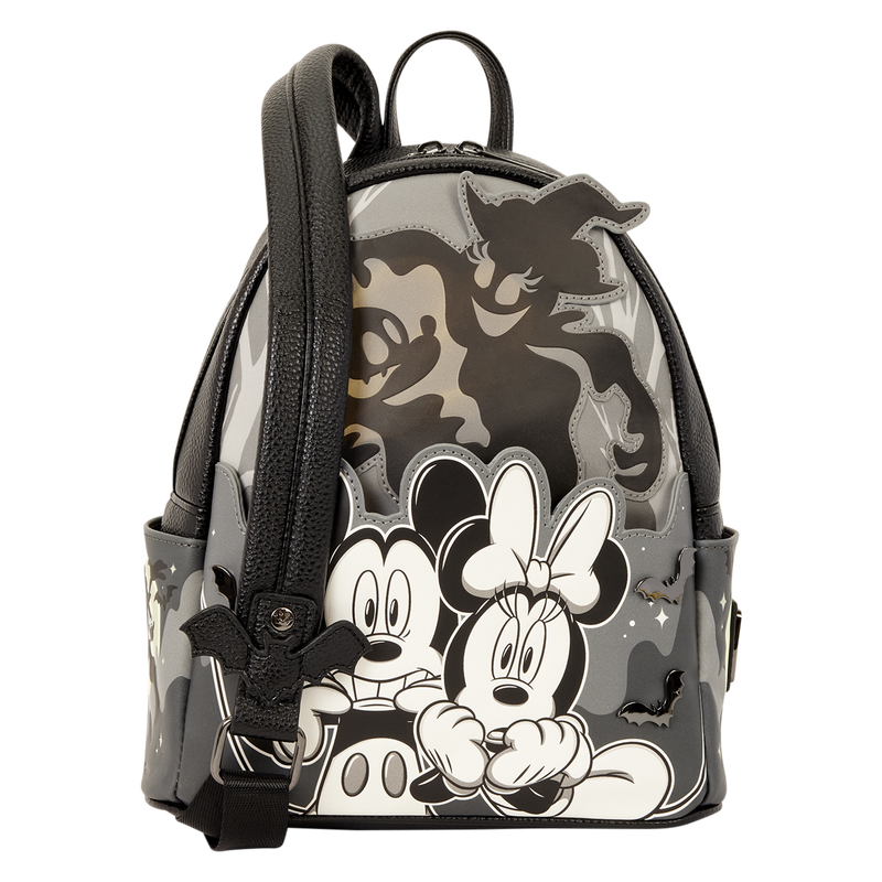 Loungefly Disney Mickey & Minnie Ghost Light-Up Glow Mini Backpack