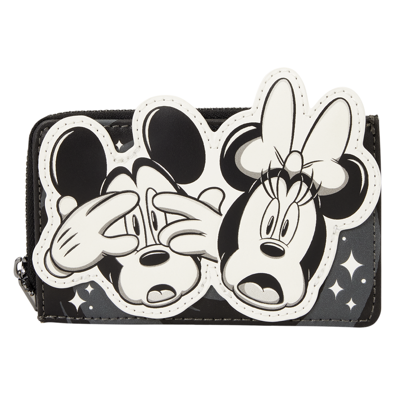 Loungefly Disney Mickey & Minnie Mouse Ghost Zip Around Card Holder