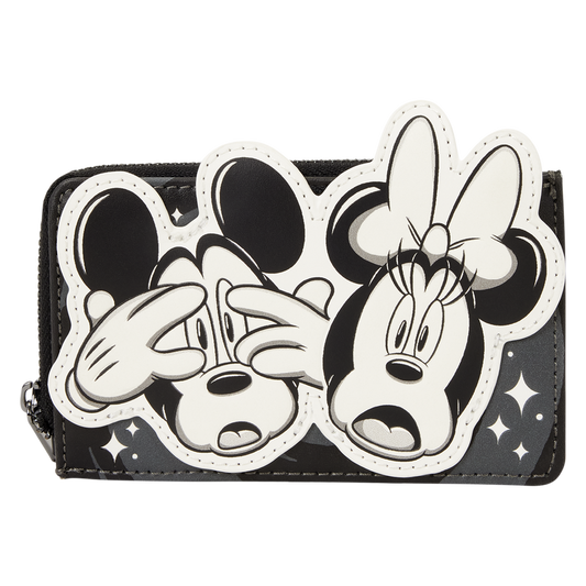 Loungefly Disney Mickey & Minnie Mouse Ghost Zip Around Card Holder