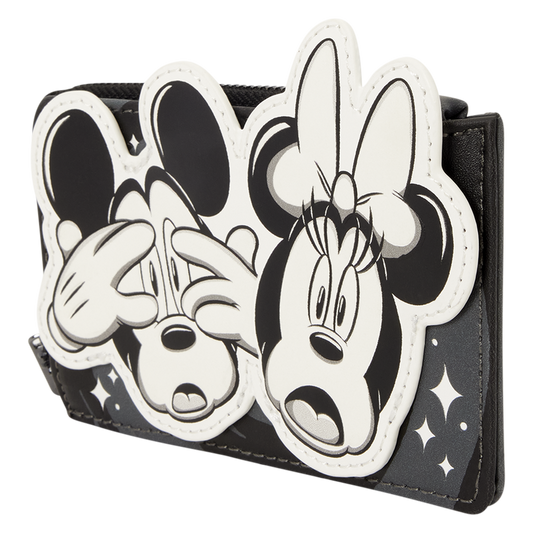 Mickey & Minnie Mouse Ghost Zip-Around Card Holder - alternate view 2